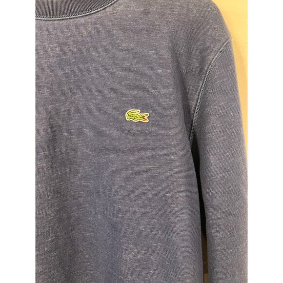 Mens Lacoste Classic Crew Neck Sweater Blue Large - Picture 3 of 7